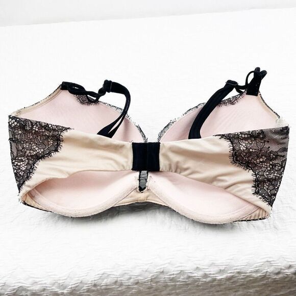 BUY 1 GET 1 FREE Victorias Secret Very Sexy 34DDD lace pink and black bra linger - Picture 2 of 10